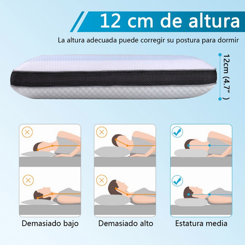 Almohada Cervical De Espuma Viscoelástica De Gel For Cuello