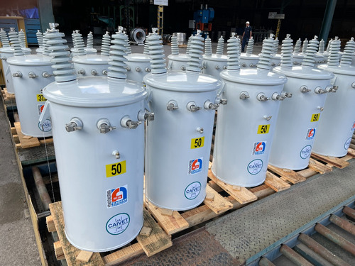 Transformador Monofasico De 50kva 13.800v/240-120v Caivet