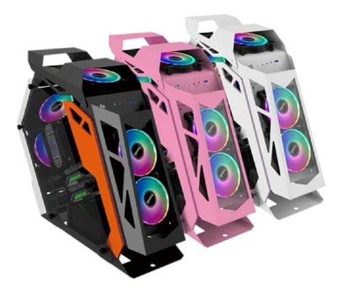 Case  Computadora Gamer Rgb,carcasa De Vidrio Templado M-atx