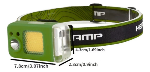 Linterna De Cabeza Con Sensor Y Encendedor Recargable