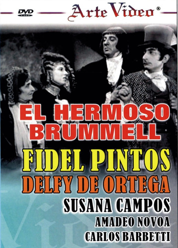 Imagen 1 de 1 de Dvd-el Hermoso Brumell-  Fidel Pintos, Delfy De Ortega