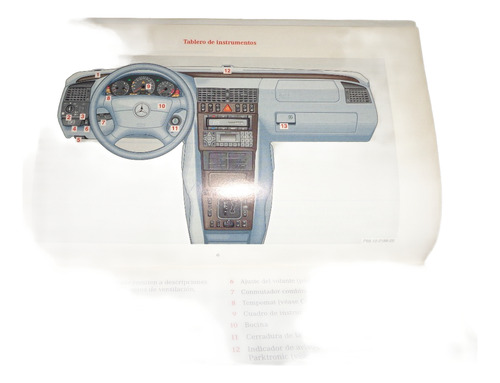 Mercedes Benz Clase C 1999 Manual De Instrucciones De Servi (Usado)
