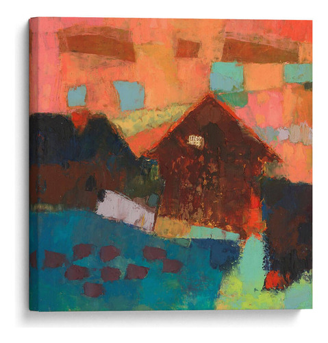 Canvas Lab Cuadro Farmville Gran 80x80, Sue Jachimiec