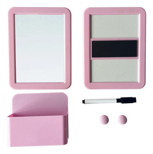 Pinks+ Pizarra Blanca, Portalápices Y Espejo