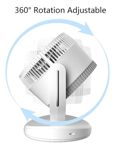 Ventilador Portátil De Circulación De Aire Con Luz Nocturna