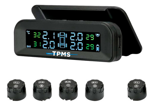 Monitoreo Tpms Presion Llantas Neumáticos Auto + Auxilio