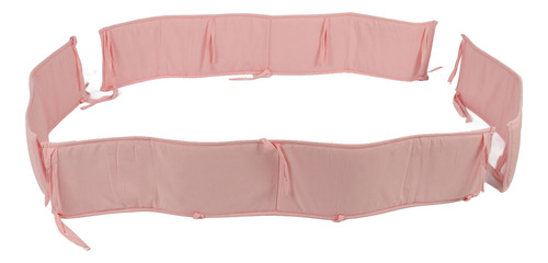 Cuna Alta Rosa Con Barra De Cama Infantil Para Bebés Pequeño