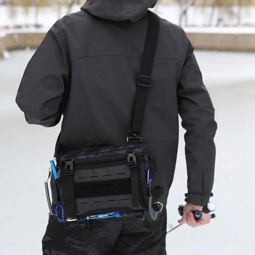 Paquete De Accesorios De Pesca Con Señuelos Multifuncionales Color Black Camouflage