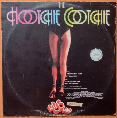 Lp D.d. Sound The Hootchie Cootchie 1979 Nacional Vinil (Usado)