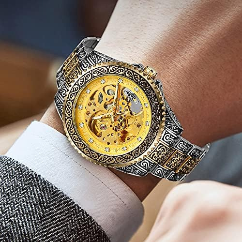 Reloj De Pulsera Mecánico Automático De Lujo Para Hombre, Al