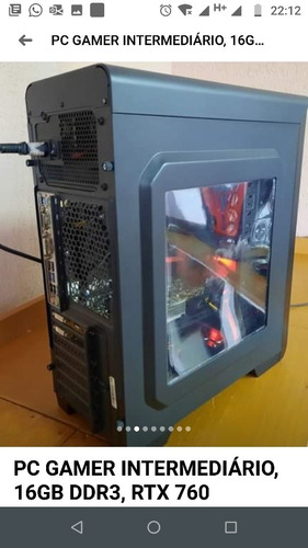 Pc Gamer Top Intel I5 16gb Ssd 120gb