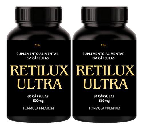 3x Potes Retilux Ultra 180 Cápsulas - Pós Operação Retina