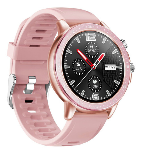 Smarwatch Sr-sw23 Rose Sync Ray Multideportivo Color De La Caja Blanco Color De La Correa Rosa Color Del Bisel Agua