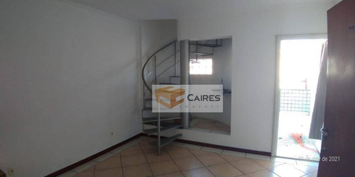Cobertura Com 1 Dormitório, 52 M² - Venda Por R$ 319.900,00 Ou Aluguel Por R$ 1.150,00/mês - Botafogo - Campinas/sp - Co0091