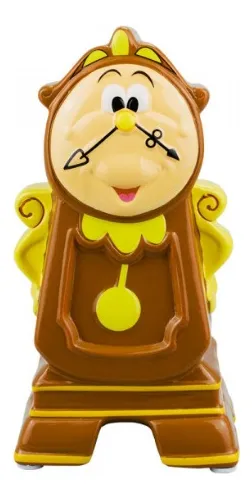 Reloj decorativo Horloge con forma de alcancía de La Bella y la Bestia, 20 cm