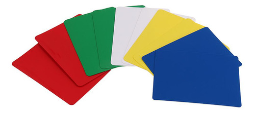 10x Tarjetas Cortadas Multicolor Juegos De Dados Para Juegos
