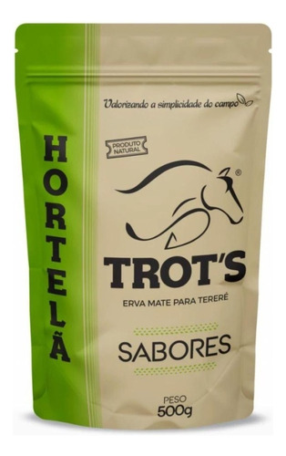 Trots erva mate tereré premium sabores hortelã 500g