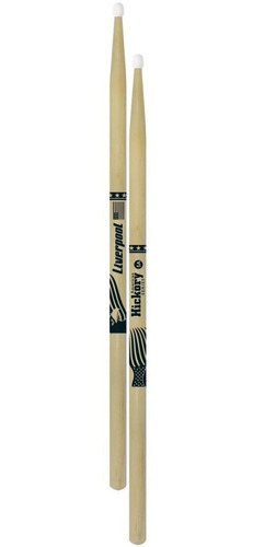 Baqueta 5a Hickory Ponta De Nylon ( Par ) Liverpool Hy 5an