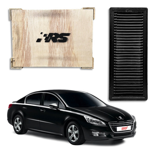 Filtro Ar Esportivo Only Racing Peugeot 508 1.6 Thp 2013 Rs