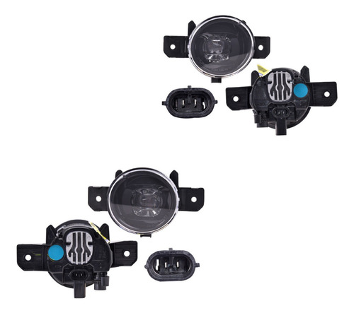 Kit-2 Faros Niebla Depo Nissan Altima 19 A 20