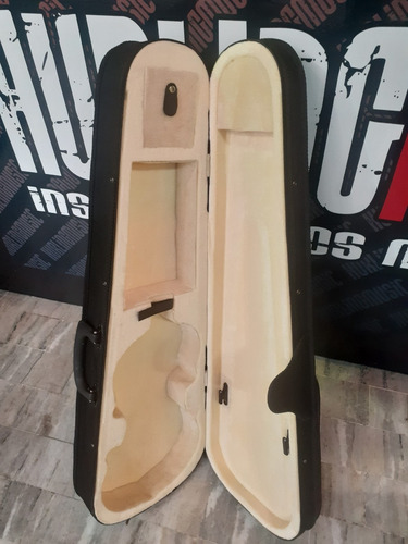 Imagen 3 de 7 de Estuche Para Violin Importado 4/4 Interior De Terciopelo