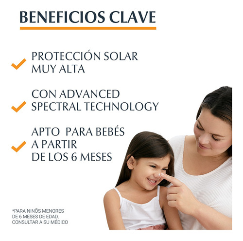 Eucerin Protector Solar Kids Fps 50+ Toque Seco X 200 Ml
