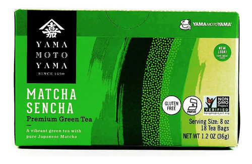 Té Verde Sencha 18 Bolsitas Pack De 1