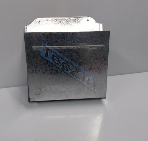 Imagen 2 de 4 de Revistero Fichero Zinc Simple Galvanizado Artesanal