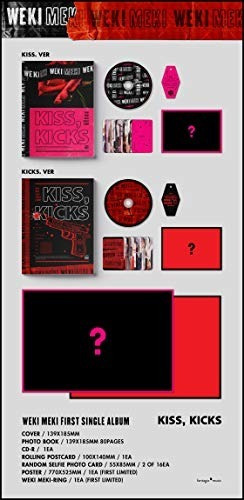 Weki Meki Kiss Kicks (kiss Version) Postcard Photo Book Phot