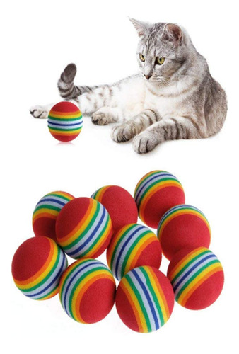 Love Shops Pelota De Esponja Para Gatos, Espuma Suave, Bolas