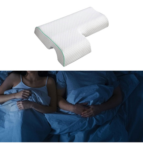 Parejas De Espuma De Almohada Con Cubierta Derecha De Bordes