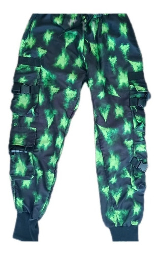 Pantalon Cargo Freestile Verde Neon
