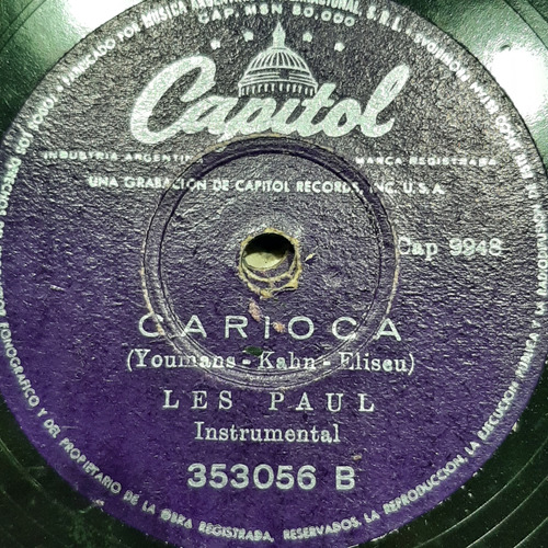 Pasta Les Paul Y Mary Ford 353056 Capitol C515