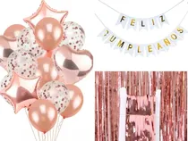 Comprar Cortinas Metalizadas Cumpleaños Eventos Fiestas Globos X3uds
