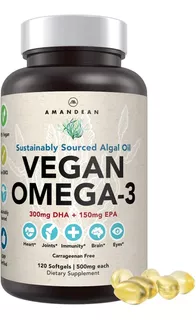 Vegan Omega 3 300mg Dha 150mg Epa