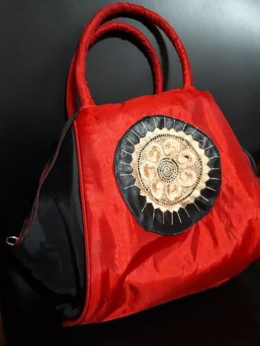 Bolso Porta Cosmetico Rojo Hindu