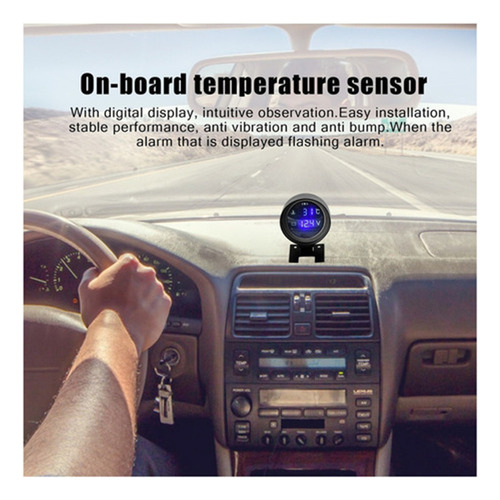A Digital Car Truck Water Temperature Meter
