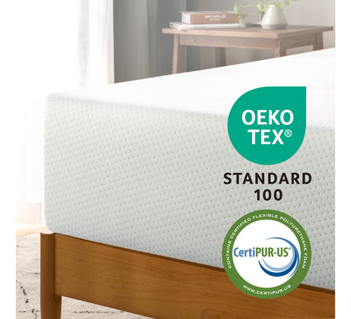 Colchón 2 Plazas Espuma Zinus Memory Foam 150x190x30cm