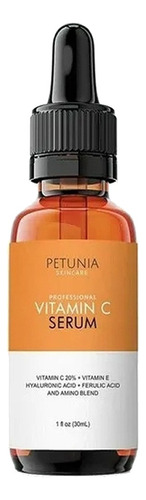 Sérum Vitamin C Serum Petunia Skincare día/noche para piel seca de 1floz