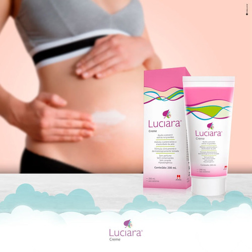 Luciara Creme Hidrat Preventivo De Estrias Na Gestação 200ml