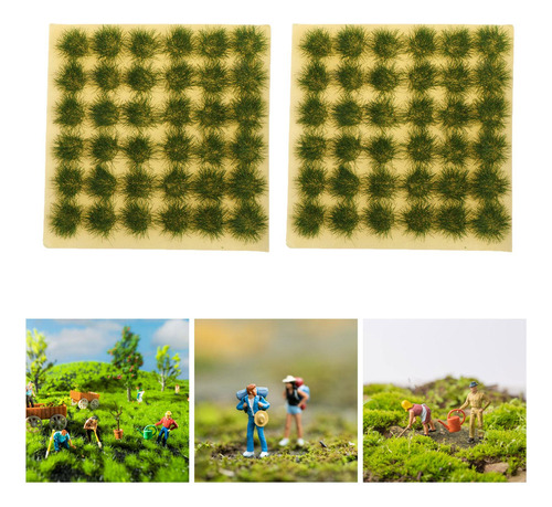 Conjunto De Vegetación Artificial Para Maquetas De Verde