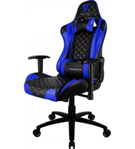 Cadeira Gamer Profissional Tgc12 Thunderx3 Preta E Azul