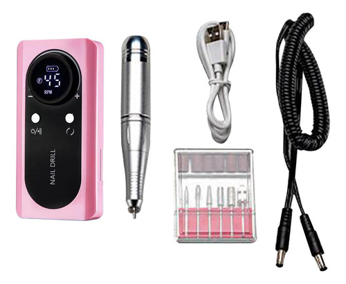 Taladro Eléctrico Para Uñas, Herramienta Para Rosa