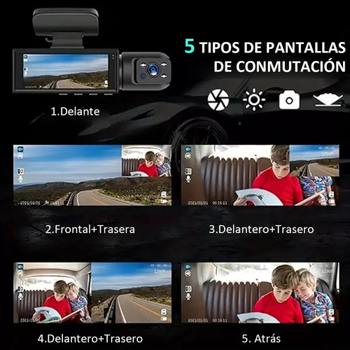 1080p Cámara Para Auto Dash Cam Camara Para Automovil Hd