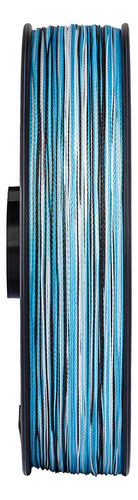 Linha De Pesca Multifilamento 300 Metros 4 Fios Fishermans Cor Azul - 0.48mm
