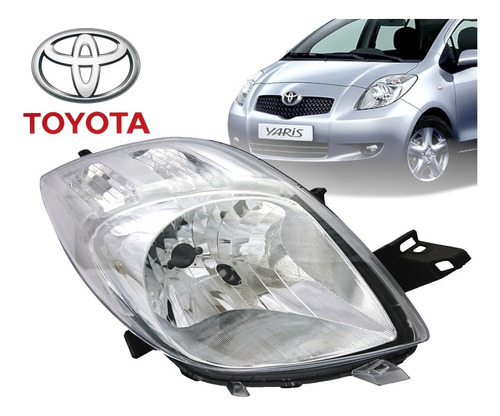 Faro Para Toyota Yaris 2008 Sport / Derecho