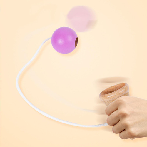 5 Kendama Bola Y Taza Japonesas Juguetes Educativos Verde