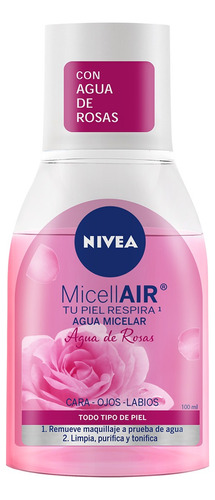 Agua Micelar Desmaquillante Nivea Agua De Rosas 100 Ml Tipo de piel Mixta