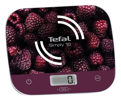 Tefal® Báscula Simply 10 Capacidad De 10kg Color Violeta Oscuro