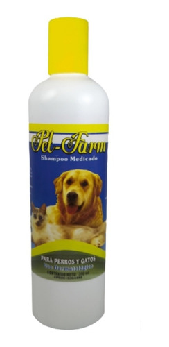 Petfarm Shampoo Medicado 350ml Peróxido Dermatologico Perros